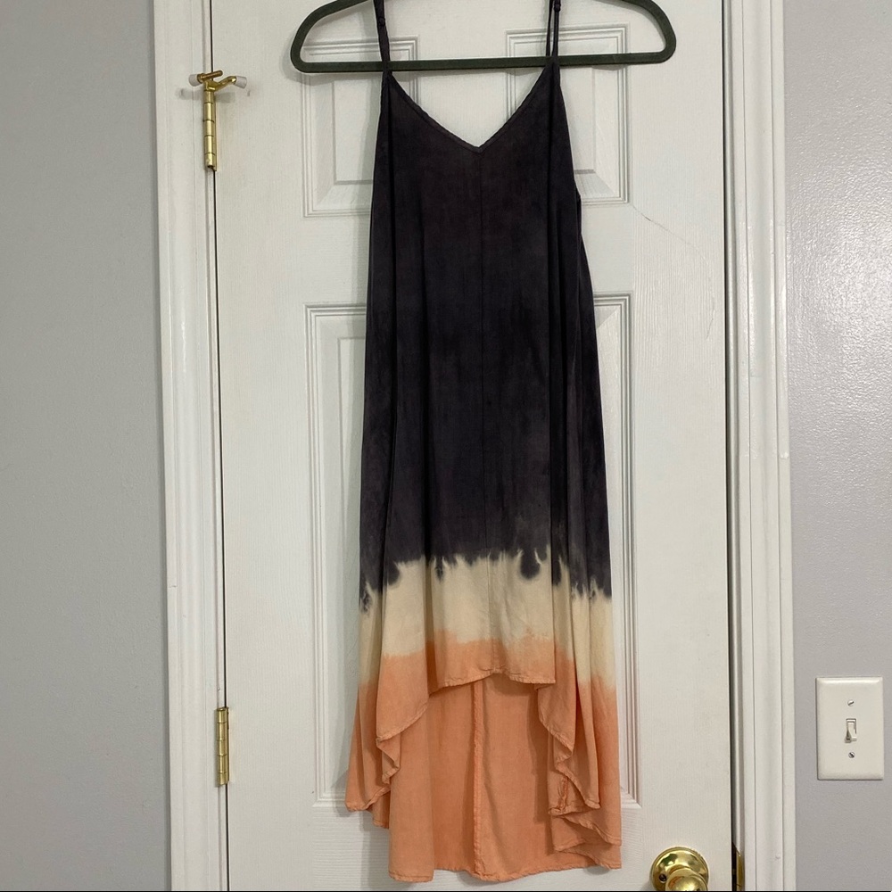 High-low flowy boutique dress